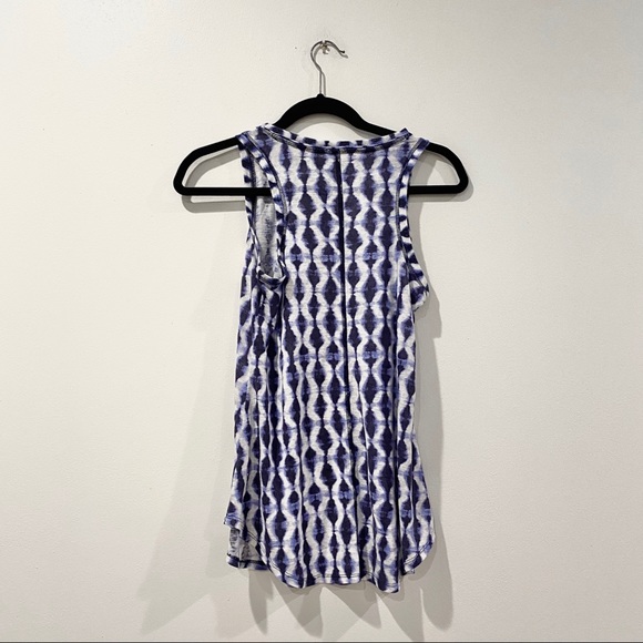 Athleta Blue Tie-Dye Tank Top - Picture 2 of 6